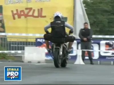 Pilotul Giancarlo Fisichella a facut spectacol la Bucuresti! VEZI VIDEO!