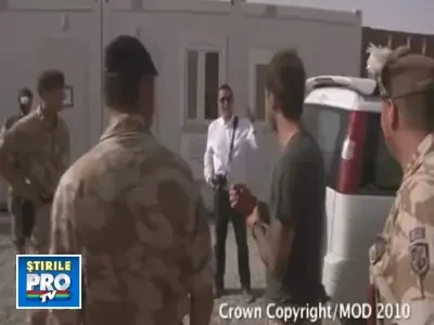 David Beckham a mers in Afganistan! I-a vizitat pe soldatii britanici