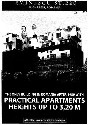 Isarescu, Boc si Vladescu folositi in reclame la apartamente de lux!