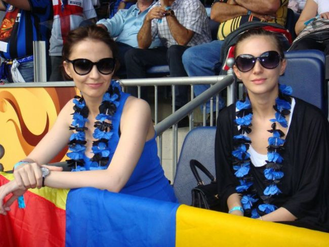 Adela Popescu a vazut finala Champions League langa Adelina Chivu! FOTO