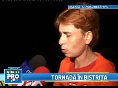 Tornada in Bistrita! Acoperisuri puse la pamant si pomi smulsi din radacina