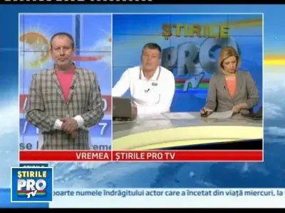 Vezi prognoza meteo pentru urmatoarele zile