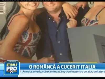 O romanca face ravagii in Italia! Peninsularii, cuceriti