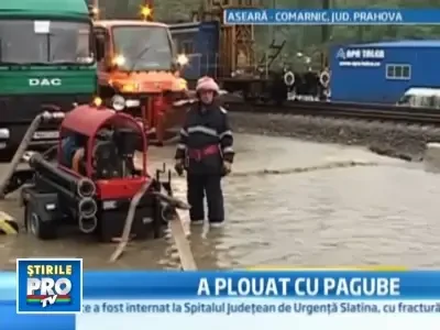 Furtuna a maturat mai multe orase din Romania, iar o viitura a blocat DN1