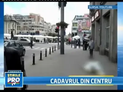 De necrezut! Un cadavru a zacut o ora pe un trotuar din centrul Craiovei