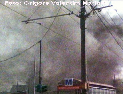 Incendiul din piata Crangasi a fost stins