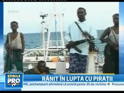 Romanul impuscat de piratii somalezi, salvat de o nava olandeza