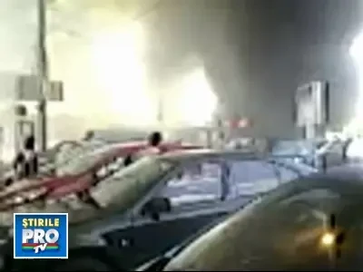 Incendiul din piata Crangasi a fost stins