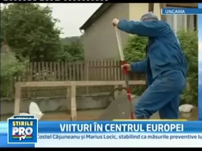 Apele ameninta Europa! Inundatii in Ungaria, Cehia si Slovacia