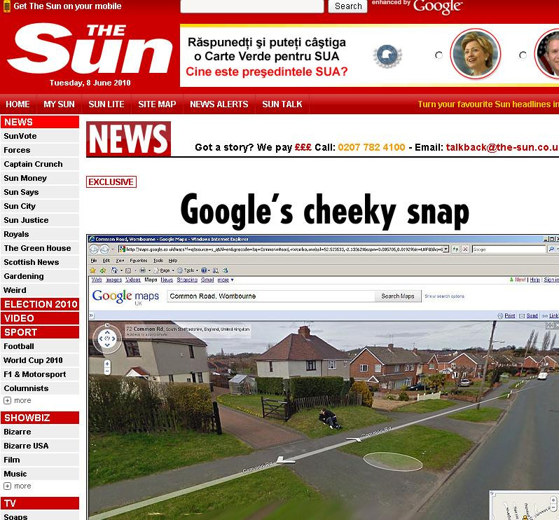 "Prinsi" de Google Street in timp ce faceau sex in mijlocul strazii!