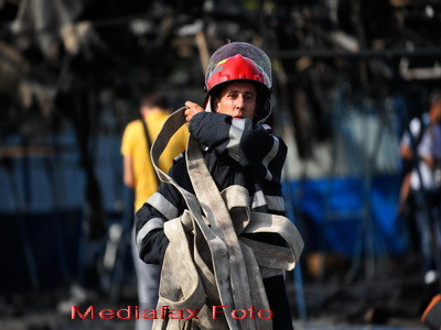 Incendiu in Ferentari! O batrana a avut nevoie de ingrijiri medicale