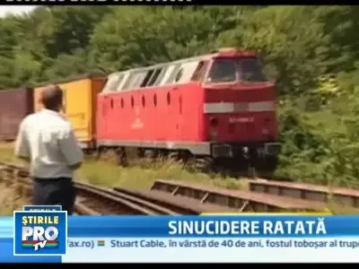A fost izbit in plin de tren, dar a supravietuit!