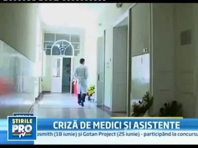 Medicii pleaca, pacientii raman! O asistenta la 50 de bolnavi