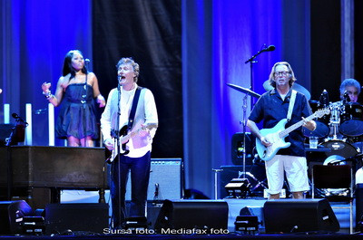 Eric Clapton si Steve Winwood, istoria muzicii de chitara la Bucuresti