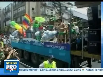Forte impresionante de ordine mobilizate la parada gay de la Tel Aviv