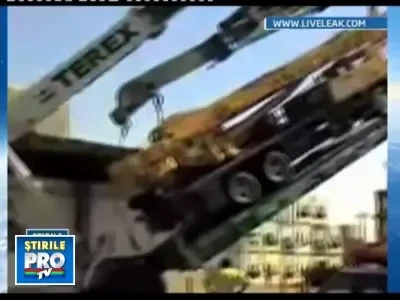 Macara prabusita de la sase metri inaltime! Nu au existat victime