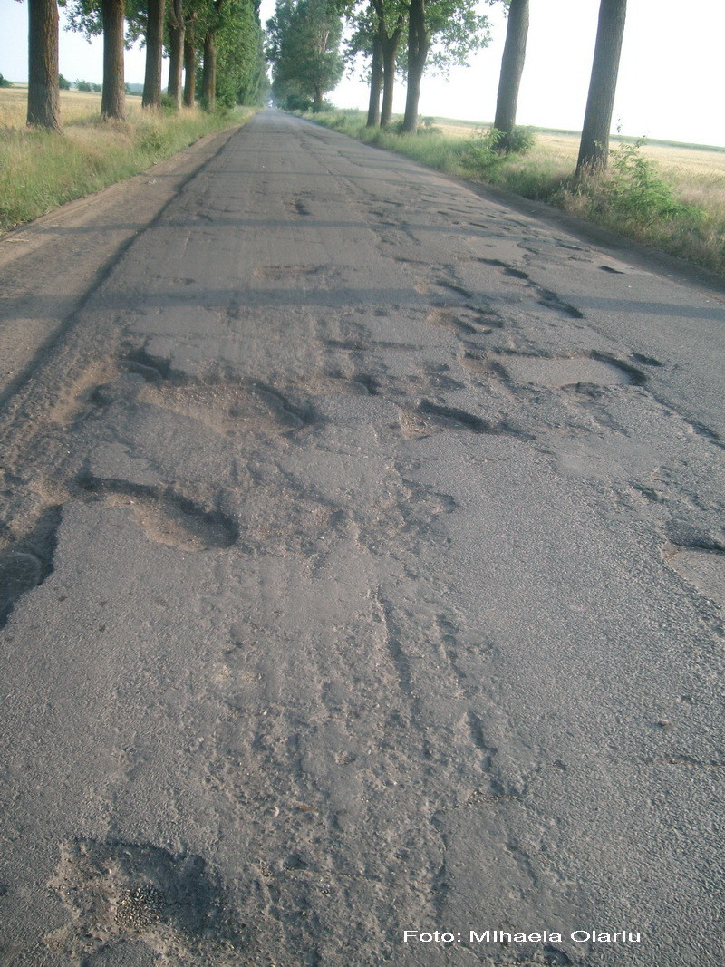 In Calarasi a plouat cu ... gropi