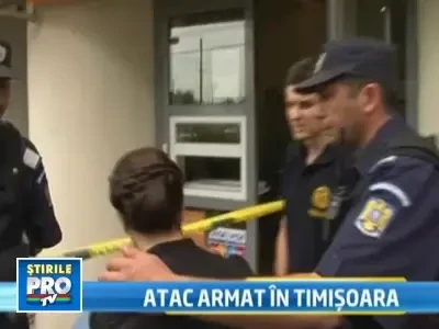 Jaf armat la o banca din Timisoara. Hotii au fugit cu aproape 4000 de lei