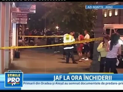 Jaf la o casa de amanet din Arad. Hotul a fugit cu 11.000 de lei