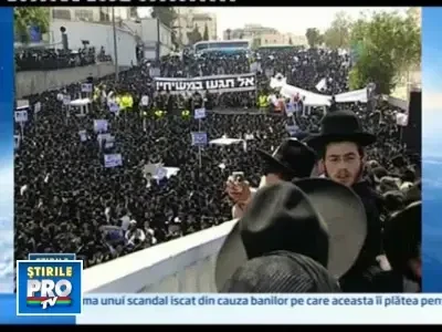 Protestele evreilor continua in Israel, de data aceasta pasnic