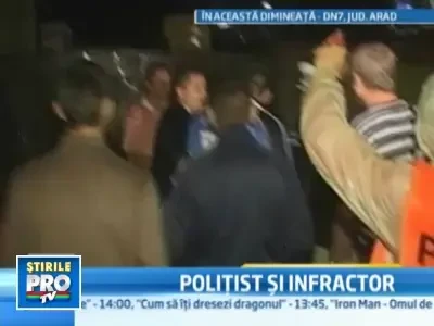 Politist aflat sub influenta alcoolului, implicat intr-un accident rutier