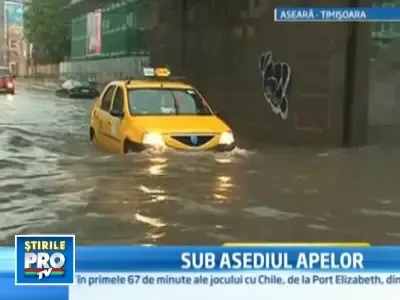 Prapad in Timis, Arad si Dolj. Ploile torentiale au facut ravagii