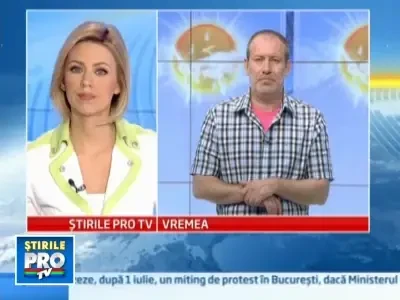 Prognoza meteo pentru urmatoarele trei zile