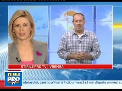 Prognoza meteo pentru urmatoarele trei zile