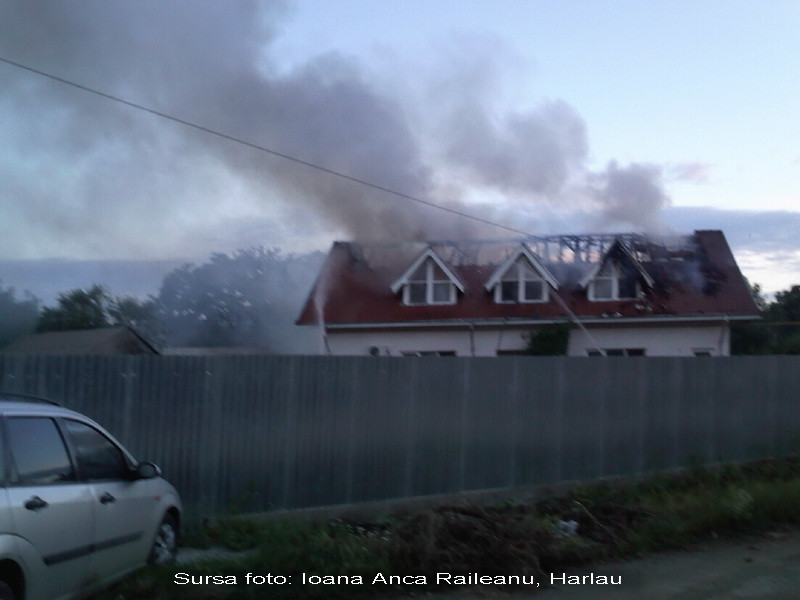 Incendiu violent la un centru pentru tineri cu dizabilitati din Iasi