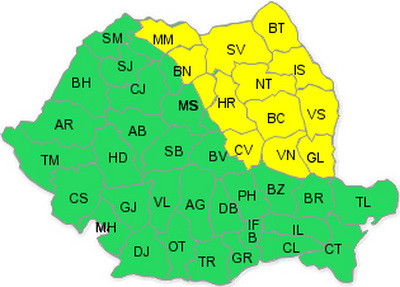 Cod galben de inundatii in nordul tarii! 2 oameni au fost inghititi de ape