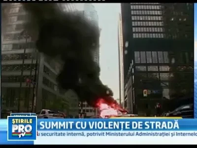 Summitul G20 de la Toronto, deschis cu manifestatii violente