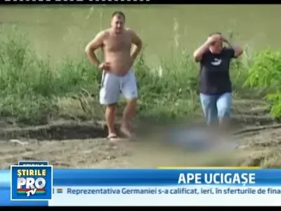 A vrut sa se racoreasca, dar a sfarsit in apele Siretului