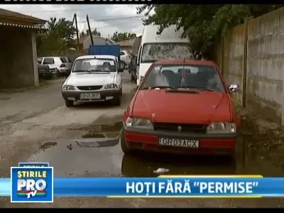 Tupeu de hot! Patru barbati fara permise de conducere au furat 14 masini