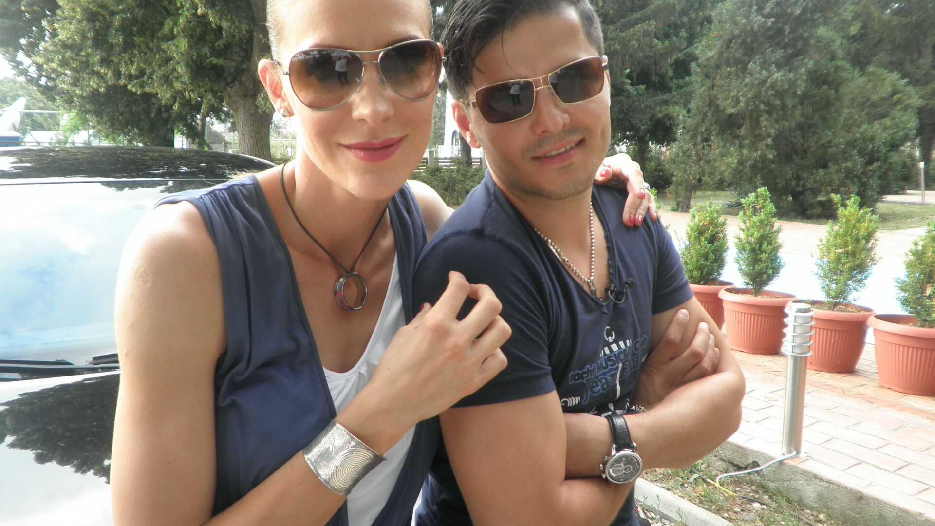 Liviu Varciu a condus prima oara in garaj