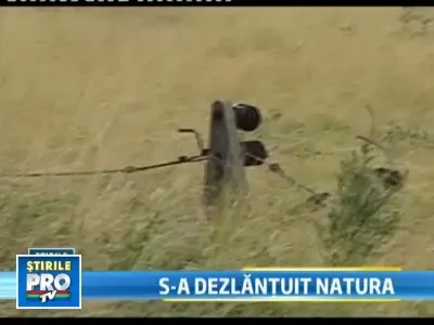 Grindina cat oul de gaina in Arges! Si ploile nu ne parasesc inca 7 zile