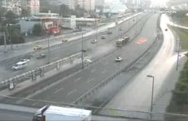 Accident HORROR filmat de camerele de supraveghere