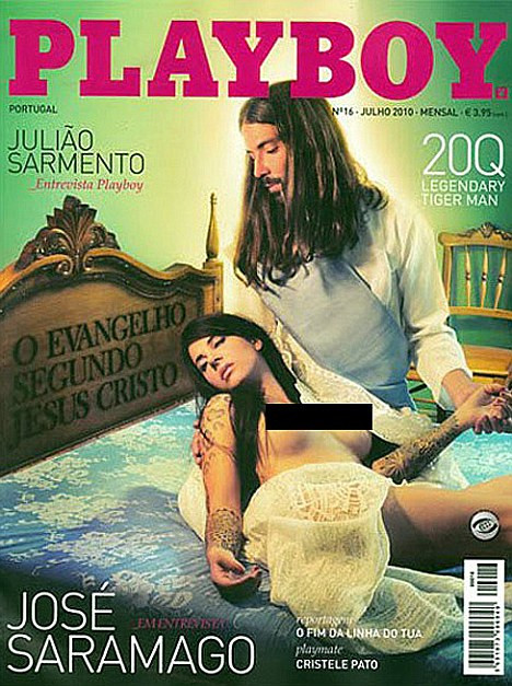 Isus in Playboy! Hugh Hefner anuleaza editia portugheza