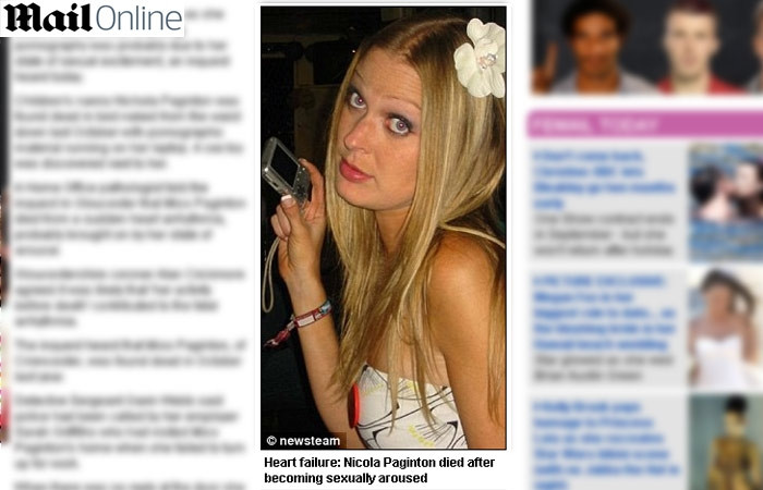 A murit fericita! S-a excitat prea tare la un film porno si i-a cedat inima