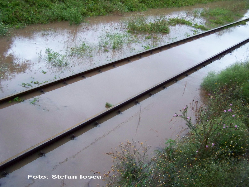 Imperiul apelor la Cernavoda. Oamenii inoata pe strazi. Galerie foto