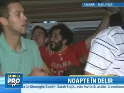 Suporteri spanioli, olandezi si romani,toti au trait emotia finalei CM 2010