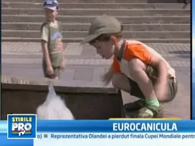 Noi nu mai scapam de ploi, iar germanii lesina pe capete la 40 de grade