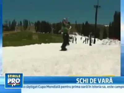 Culmea sportului: sa schiezi in plina vara, in California