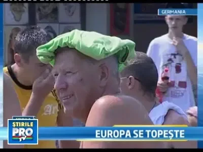 Noi nu mai scapam de ploi, iar germanii lesina pe capete la 40 de grade