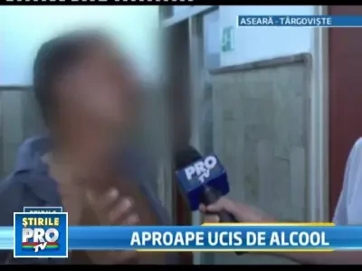 Socant! La doar 7 ani a ajuns in coma alcoolica la spital
