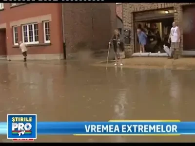 Furtuni, tornade si vijelii au lovit Belgia