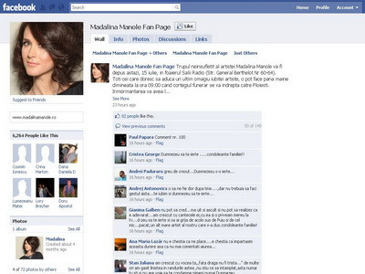 Mii de fani s-au inscris pe contul Facebook al Madalinei, dupa moartea ei