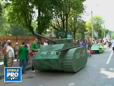 Romanii au talent cu varf si indesat! S-a vazut asta la Cursa Trasnitilor