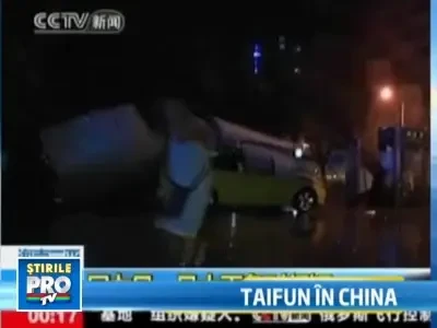 Sudul Chinei a fost lovit de taifunul Conson