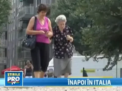 Romanii intorsi de la munca din Italia, pleaca inapoi