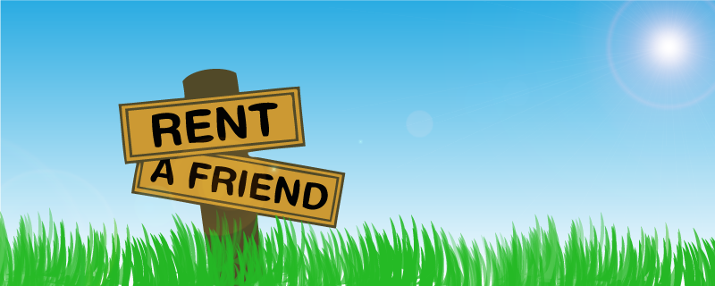Esti singur/a? Inchiriaza un prieten pentru 10 dolari pe ora